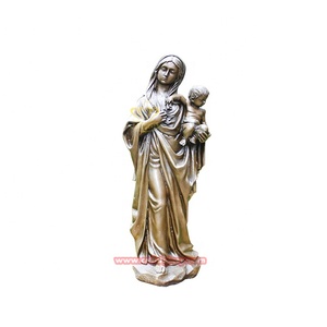 Bronzo sacra famiglia statua giardino esterno paesaggio Design metallo <span class=keywords><strong>arte</strong></span> scultura in metallo artigianato prodotto - Product Image 5