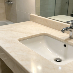 Mármol Natural de Calcita Beige Dino Pulido Moderno de Primera Calidad, Losa Grande para Piso, Baño, Escalera, Sala de Estar - Product Image 6