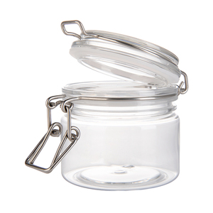 RTS 100 pcs/Lot PET pot d'étanchéité bouchon en plastique hermétique sans BPA incassable 200ml en plastique cuisine conteneurs de stockage - Product Image 6