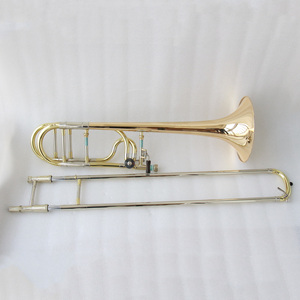 Trombone ténor professionnel haut de gamme en Sib/Fa avec embouchure en Fa, fabriqué en laiton durable - Product Image 2