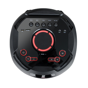 Geardon OEM ODM cao cấp kép 10inch bằng Gỗ + Nhựa USB TF SD BT Đảng Disco ánh sáng xách tay bluetooth không dây bên loa - Product Image 4