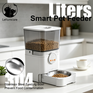 Distributore Automatico di Cibo per Cani e Gatti 4L con Compartimento Essiccante Antiumidità, Crocchette Fresche, Schermo LED e Funzionamento a Pulsante - Product Image 5
