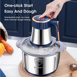 5L électrique hachoir à viande 500W en acier inoxydable Portable multifonctionnel broyeur de nourriture trancheuse de légumes processeur hachoir cuisine - Product Image 5