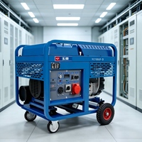 Générateur diesel à châssis ouvert Yuchai 18 kW YC18GF-3 20 kW max triphasé 230 V 400 V, groupe électrogène diesel portable avec AVR et démarrage électrique