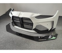 Kit carrosserie pour BMW Série 4 G26, mise à niveau retrofit, pare-chocs avant style AD semi-carbone