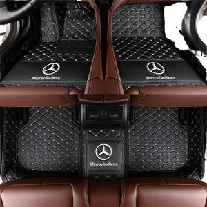 Alfombrillas Personalizadas con Logotipo Mercedes-Benz C180/E300/GLC300 2025, Nuevas, de Cuero Premium, Antideslizantes, Impermeables, Duraderas, de Lujo, 20 mm de Grosor - Product Image 1