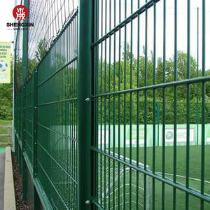 Maille soudée par fil de barre jumelle de barrière de grille de tapis de double de tige en métal enduit de poudre Offre Spéciale 868/656/545 - Product Image 3