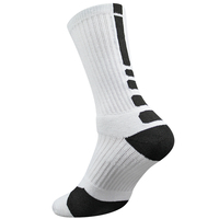 Basketball Crew Chaussettes Chaussettes de sport professionnelles Hommes Femmes Chaussettes Elite Coton Absorbant la sueur Hiver