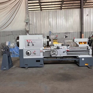 เครื่องกลึงโลหะแบบแมนนวลขายดี เครื่องจักรตัดโลหะงานหนัก เครื่องกลึงโลหะแนวนอนแบบแมนนวลอัตโนมัติ - Product Image 2