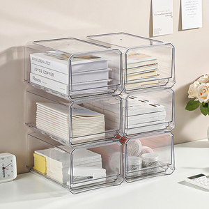 Large Capacity Clear Multifunction Stackable Bathroom Makeup Counter Storage <strong>Organizer</strong> Drawers - Product Image 1