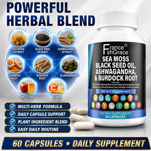Premium Shecome Sea Moss Extract Capsules Black <b>Seed</b> Oil Ashwagandha Improve the Immune System Dietary Sea Moss Capsules - Product Image 2