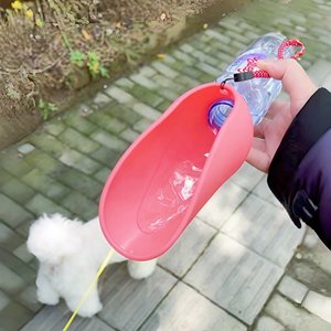 <span class=keywords><strong>Abbeveratoio</strong></span> Portatile Pieghevole in Silicone per Cani <span class=keywords><strong>con</strong></span> <span class=keywords><strong>Bottiglia</strong></span> Sostituibile per Viaggi all'Aperto - Product Image 3