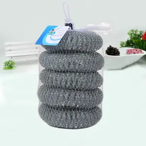 hot sale 0.2mm wire galvanized mesh scourer cleaning ball stainless steel scrubber for kitchen cleaning