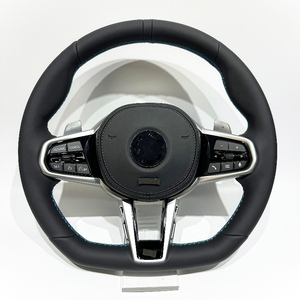 Volant CS en fibre de carbone en cuir direct d'usine pour <span class=keywords><strong>BMW</strong></span> F30 F10 F15 F32 F01 F20 F22 F25 F36 M3 M5 M6 G30 G31 G01 G02 - Product Image 2