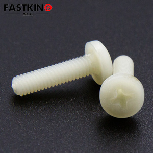 M4 * 16 Nylon Chéo Đầu tròn vít PA66 + 50% sợi thủy tinh nhựa Pan đầu vít máy - Product Image 2