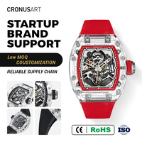 Montres de sport de luxe légères pour hommes Montres mécaniques automatiques ultra-légères Montres pour hommes tendance d'affair