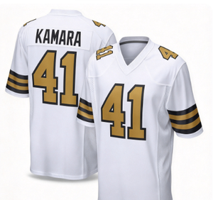 Maillot de football des Saints # 41 Kamara # 4 Carr # 9 # 23 Lattimore Collection de maillots de joueur cousus pour hommes - Product Image 3