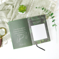 Agenda quotidien personnalisé en papier A5 avec affirmation positive, journal inspirant, carnet personnalisé, boîte cadeau