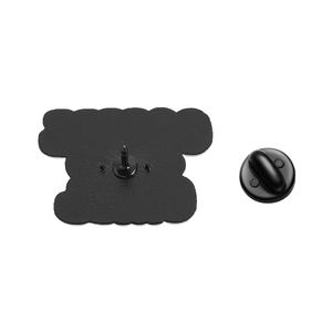 Gute Stimmung und heißer Kaffee Emaille Pin lustiges Zitat Brosche Schmuck Geschenk für Kaffee liebhaber Freunde Bulk Großhandel - Product Image 5