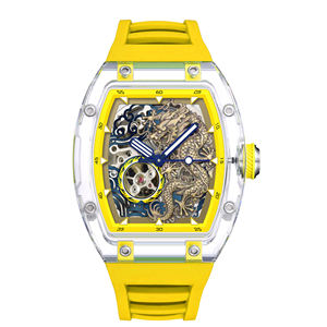 Montre mécanique automatique de luxe DK&KT avec boîtier transparent, design dragon, étanche 3ATM, luminescente - Product Image 3