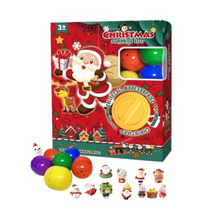 Natale a tema a sorpresa uova <span class=keywords><strong>Twister</strong></span> giocattoli per bambini Capsule di uova di torsione delle uova di natale Figure cieche set di macchine - Product Image 1