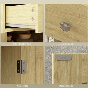 Armoire de rangement de cuisine moderne DB Style design métal et bois pour application dans la salle de bain - Product Image 3