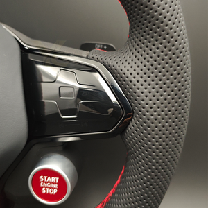 Volant en cuir avec bouton de sélection de mode de conduite et éclairage LED pour VW Volkswagen Golf 8 R 5 6 <span class=keywords><strong>7</strong></span> <span class=keywords><strong>7</strong></span>.5 MK8 MK6 MK7 6R 7R 8R Gti Jetta - Product Image 6