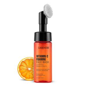 Nettoyant Visage Moussant Éclaircissant Anti-Taches et Anti-Teint Terne à la Vitamine C, Papaye et Orange - Product Image 1
