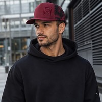 Casquette Trucker Camouflage 7 Panneaux Haute Qualité avec Logo Brodé 3D Personnalisé, Casquette Snapback en Maille à Visière Plate pour Hommes, Vente en Gros OEM
