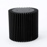 Radiateur en aluminium industriel d'usinage CNC personnalisé dissipateur de chaleur en aluminium extrudé 6063 T6 anodisé
