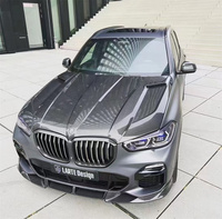 Adecuado para actualizar BMW X6 G06 X6M G96 a un capó de motor de fibra de carbono con pieza de repuesto de cubierta frontal tipo LD