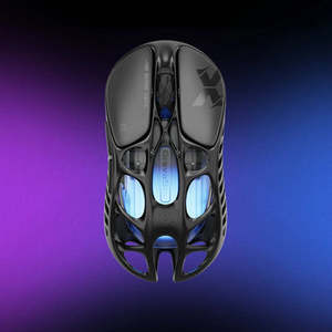 GravaStar Mercury X Tri Mode Magnesium Alloy Hollow RGB Wireless Gaming <b>Mouse</b> PAW3395 Sensor 6 Buttons Both-Handed Design - Product Image 2