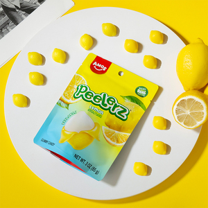 Amos peelerz Gummy trái cây kẹo Jelly kẹo bán buôn nước trái cây thực chanh peelable Gummy kẹo - Product Image 3