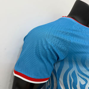 เสื้อฟุตบอลคองโกฤดูร้อนใหม่ปี 2026-2027 แอฟริกา คัพ เนชันส์ รุ่นนักเตะ บริการ OEM ชุดเซ็ต 100% โพลีเอสเตอร์ ระบายอากาศได้ดี แห้งเร็ว - Product Image 3