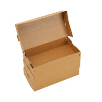 Boîte en papier kraft personnalisée pour la pâtisserie, les biscuits, les desserts, l'emballage alimentaire