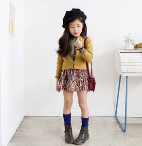 Vêtements indiens jaunes pour enfants, manteau en fourrure de raton laveur, achat en ligne - Product Image 2