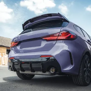 สปอยเลอร์หลัง StarNav สำหรับรถยนต์ BMW ซีรีส์ 1 F40 118i 120i 128ti ปี 2019+ รุ่น M Sport Performance Hatchback พร้อมครีบหลังคา ครีบท้าย และลิ้นกันชนหน้า - Product Image 1