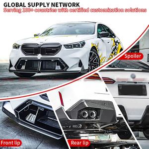 Kit de Carrocería de Fibra de Carbono Seca de Gran Calidad, Estilo MP, para BMW M5 G90, Alerón Delantero y Trasero, Faldones Laterales - Product Image 4
