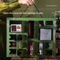 Boîte mystère de l'Avent de Noël, boîte surprise à découper, calendrier de l'Avent, cadeau, carton d'emballage vide