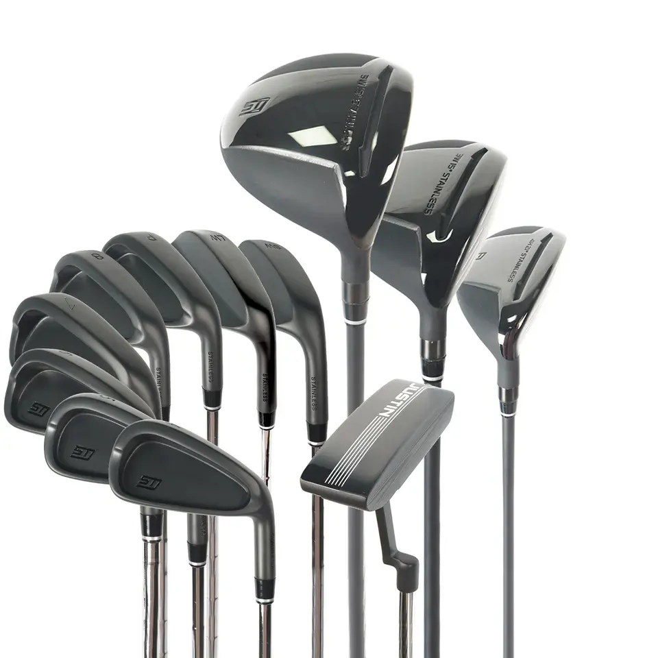 Set di nuovi prodotti di marca personalizzati all'ingrosso Set completo di mazze da Golf per mancini da uomo in vendita
