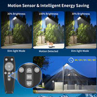 Farola Solar Integrada Súper Brillante de 900 LED IP65 con Baterías Integradas, Equivalente a una Lámpara Halógena de 8000 W