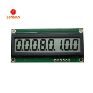 Tùy chỉnh nối tiếp đơn sắc phản quang 7 phân khúc tn <span class=keywords><strong>lcd</strong></span> hiển thị <span class=keywords><strong>8</strong></span> chữ số - Product Image 1