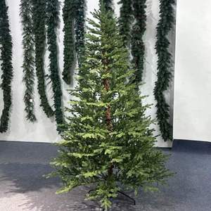 Base de Mesa de PVC/PE para Árbol de Navidad en Forma de Pino, con Luces LED Cálidas Blancas, Diseño Plegable Ecológico para Interiores - Product Image 1