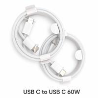 Câble USB-C tressé 1M 2M 60W à charge rapide et synchronisation des données pour iPhone 15 16 17 iPad Ordinateur portable Samsung