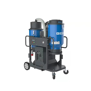 Extracteur de poussière automatique triphasé AC800 7,5 kW, aspirateur industriel haute puissance avec système de filtration en 2 étapes - Product Image 1