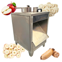 Commerciële groentesnijder Fruitdicer met neerwaartse druk Snijmachine Roestvrijstalen groentesnijder voor groenten en fruit