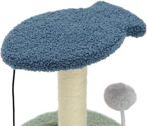 Hot Selling Flower <b>Cat</b> Tree Green <b>Cat</b> <b>Scratching</b> <b>Post</b> Customized Teddy Wool <b>Cat</b> Tower Tree - Product Image 4