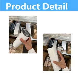 Gobelet isotherme fin à sublimation, en acier inoxydable vierge, 20 oz, avec bec verseur, livraison gratuite depuis notre entrepôt aux États-Unis, vente en gros - Product Image 5