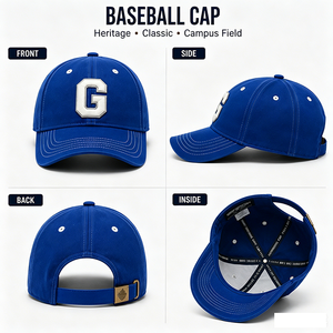 5 Panel Custom Embroidered <b>Vintage</b> Baseball <b>Cap</b> with Sporty Style Printing Logo Unisex Fashionable Blank Design - Product Image 6
