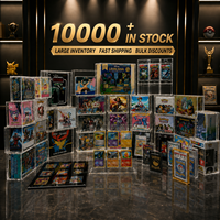 Kotak Akrilik Pelindung UV Magnetik untuk Kartu Pokemon TCG, Evolving Skies Build & Battle Kit, Kustom Pabrik